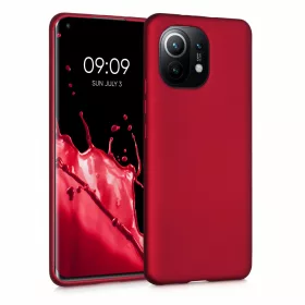   Pouzdro pro Xiaomi Mi 11, silikonové, červené, 54189.36, kwmobile