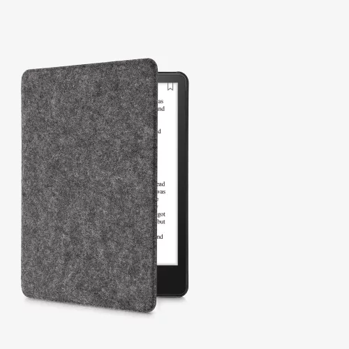Obal pro Kindle Paperwhite 11, textil, šedý, kwmobile, 56259.19