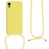 Pouzdro pro Apple iPhone XR, silikonové, žluté, 49917.158, kwmobile