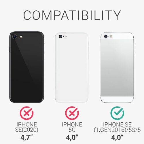 Pouzdro pro Apple iPhone 5s / iPhone SE, silikonové, zelené, 42766.202, kwmobile