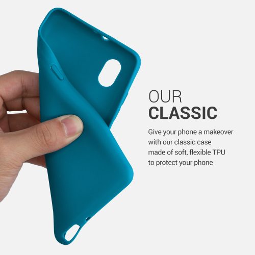 Pouzdro pro Alcatel 1B (2020), silikonové, zelené, 51516.224, kwmobile