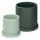 Set 2 ghivece pentru plante Navaris, ceramica, 17 cm si 11 cm, cu farfurii, 56332.3.07