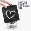 Ochranný kryt pro Thermomix TM6/TM5, Kwmobile, Black/White, Plastic, 55449.03