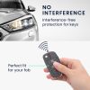 Krytka na klíče od auta pro Audi - 3 tlačítka, kwmobile, silikonová, šedá, 53134.12