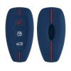 Kryt na klíče od auta pro Ford - 3 tlačítka - Keyless Go, kwmobile, silikonový, modrý, 53133.12