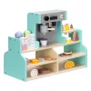 Set joc Magazin de cafea din lemn Navaris, 27 accesorii, 42 x 30, 5 x 18, 1 cm, 18 + luni, maro, lemn