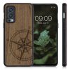Pouzdro pro OnePlus Nord 2 5G, dřevo, hnědé, 56448.01, kwmobile