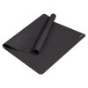 Saltea yoga XXL Navaris, 180x120x0.6 cm, extra spatiu, antiderapanta, negru, TPE