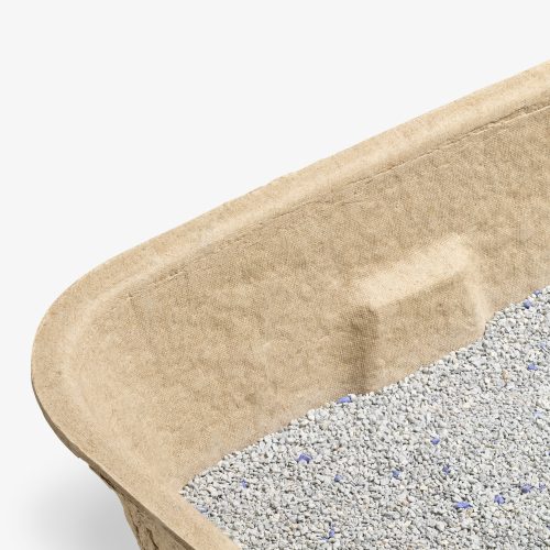 Sada 3 jednorázových beden pro kočky Navaris, karton, 54043.03