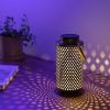 Lampa solara Navaris LED, 12x25 cm, design oriental, baterie reincarcabila, 56330.01.21