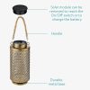 Lampa solara Navaris LED, 12x25 cm, design oriental, baterie reincarcabila, 56330.01.21