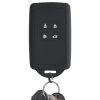 Kryt na klíče od auta pro Renault / Dacia - 4 tlačítka - Keyless Go, kwmobile, silikon, černý, 49769.22