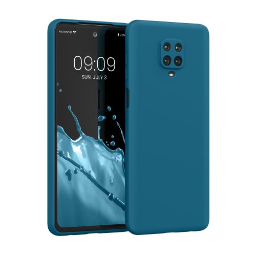 Kryt Kwmobile pro Xiaomi Redmi Note 9S/Redmi Note 9 Pro/Redmi Note 9 Pro Max, silikon, modrý, 56562.224