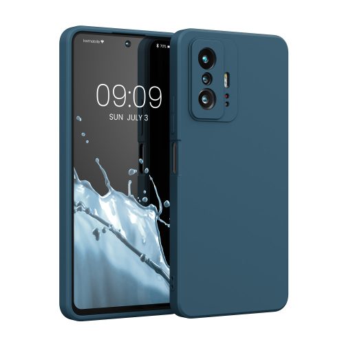Pouzdro pro Xiaomi 11T / 11T Pro, silikonové, modré, 56573.57, kwmobile