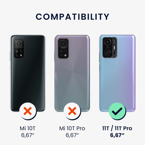 Pouzdro pro Xiaomi 11T / 11T Pro, silikonové, vícebarevné, 56522.01, kwmobile