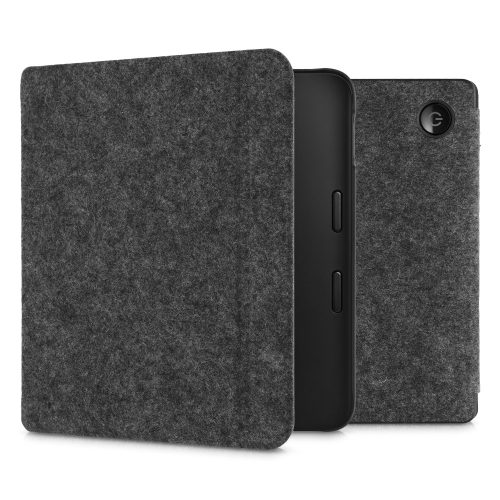 Kryt pro Tolino Vision 6, textil, šedý, kwmobile, 56602.19