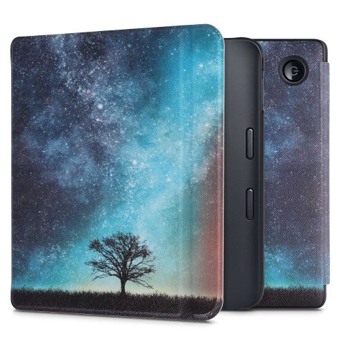 Pouzdro pro Kobo Libra 2, ekologická kůže, vícebarevné, kwmobile, 56575.01