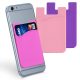 Sada 3 krytů na telefonní bankovní karty, Kwmobile, Multicolor, Silikon, 49594.05