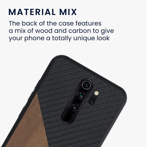 Pouzdro pro Xiaomi Redmi Note 8 Pro, dřevo, hnědé, 56622.01, kwmobile