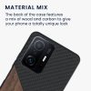 Pouzdro pro Xiaomi 11T / 11T Pro, Dřevo, Hnědá, 56624.01, kwmobile