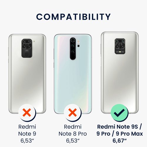 Pouzdro pro Xiaomi Redmi Note 9S / Redmi Note 9 Pro / Redmi Note 9 Pro Max, dřevo, hnědé, 56621.01, kwmobile
