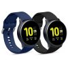 Sada 2 řemínků pro Samsung Galaxy Active 2 40mm / 44mm, kwmobile, silikon, modrá / černá, 56652.01