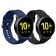 Sada 2 řemínků pro Samsung Galaxy Active 2 40mm / 44mm, kwmobile, silikon, modrá / černá, 56652.01