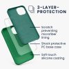 Pouzdro pro Apple iPhone 13, silikonové, zelené, 55878.227, kwmobile