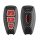 Kryt na klíče od auta pro Ford - 3 tlačítka - Keyless Go, kwmobile, plastový, vícebarevný, 56731.02