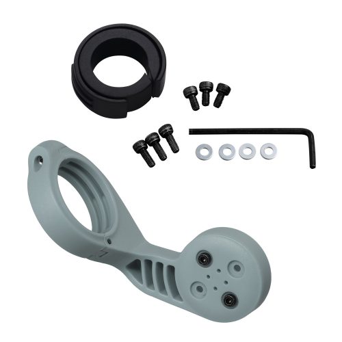 Držák na kolo pro Garmin Edge GPS, Kwmobile, šedá/černá, plast, 42698.12