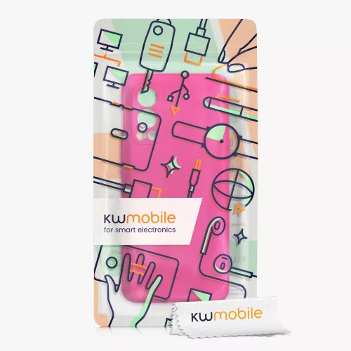 Pouzdro pro OnePlus Nord 2 5G, silikonové, růžové, 56070.77, kwmobile