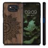 Pouzdro pro Xiaomi Poco X3 NFC / Poco X3 Pro, dřevo, hnědé, 55081.02, kwmobile