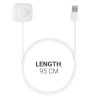 Dokovací stojan pro Oppo Watch 1 (41mm), kwmobile, Plast, Bílá, 52679.02