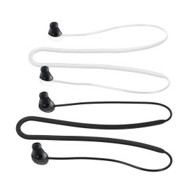   Sada 2 popruhů pro sluchátka Samsung Galaxy Buds Pro, Kwmobile, Black/White, Silicone, 56874.02