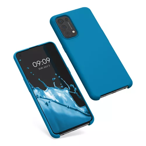 Kryt pro OPPO Find X3 Lite, silikonový, modrý, 55201.224, kwmobile