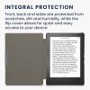 Obal pro Kobo Aura H2O Edition 1, ekologická kůže, šedý, kwmobile, 56872.01