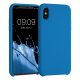 Pouzdro pro Apple iPhone X / iPhone XS, silikonové, modré, 42495.228, kwmobile