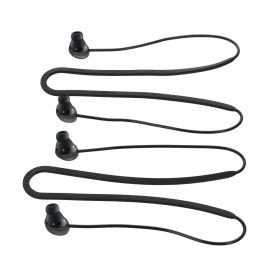   Sada 2 popruhů pro sluchátka Samsung Galaxy Buds Pro, Kwmobile, černá, silikonová, 56874.01