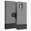 Pouzdro pro Xiaomi Mi 11 Lite 5G, textilní, šedé, 56895.22, kwmobile