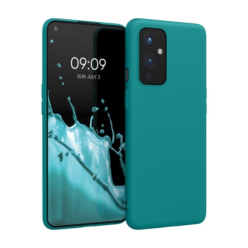 Pouzdro pro OnePlus 9, silikonové, zelené, 55726.57, kwmobile