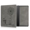 Obal pro Kindle Kindle Oasis 10, ekologická kůže, šedý, kwmobile, 56972.01