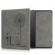 Obal pro Kindle Kindle Oasis 10, ekologická kůže, šedý, kwmobile, 56972.01