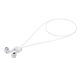 Řemínek pro sluchátka Apple AirPods 3/AirPods 2/AirPods Pro, Kwmobile, bílý, silikon, 56992.02