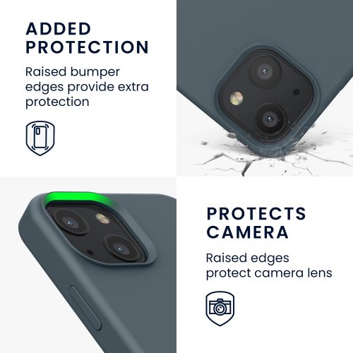 Pouzdro pro Apple iPhone 13 Mini, silikonové, zelené, 55877.202, kwmobile