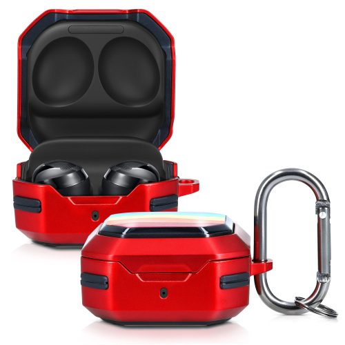 Kryt na sluchátka Samsung Galaxy Buds/Galaxy Buds Plus, Kwmobile, Black/Red, Silikon, 57054.01