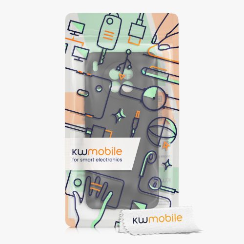 Pouzdro pro Honor 50 Lite, silikonové, černé, 57025.01, kwmobile