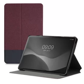   Kryt pro tablet Lenovo Tab P11, Kwmobile, Červený/Černý, Textil, 55710.20