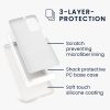 Pouzdro pro Samsung Galaxy M52 5G, silikonové, bílé, 57068.48, kwmobile