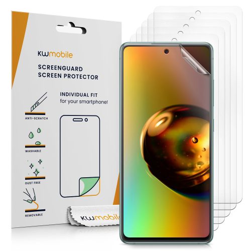 Sada 6 ks ochranných fólií pro Samsung Galaxy S20 FE, kwmobile, přední, transparentní, 57103.1