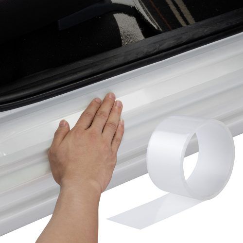 Samolepící lišta na prahy auta 5 x 250 cm, Kwmobile, Transparent, PVC, 57077.03